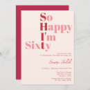 Search for stylish 60th birthday invitations Contemporary