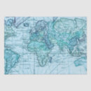 Search for world map tissue paper Decoupage