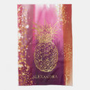 Search for pineapple tea towels Pink
