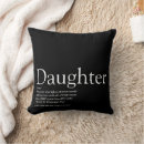 Search for daughter cushions Black and white