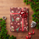 Search for rocking horse christmas wrapping paper Whimsical