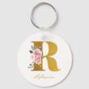 Search for floral key rings Gold
