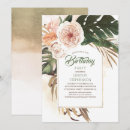 Search for palm leaf birthday invitations Tropical birthday party