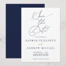 Search for navy blue save the dates Minimalist