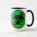 Search for biohazard symbol mugs Green