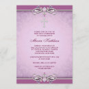 Search for pink damask first communion invitations Girls