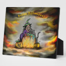 Search for funny halloween plaques Witch