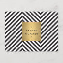 Search for black and white pattern postcards Stripes