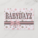 Search for bow chubby business cards Dot