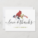 Search for cardinal thank you cards Modern