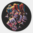 Search for jester stickers Skull