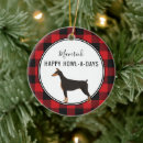 Search for doberman christmas tree decorations Pet