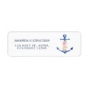 Search for nautical return address labels weddings Sailing
