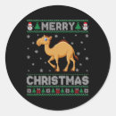 Search for funny camel stickers Xmas