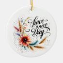 Search for nice christmas tree decorations Happy