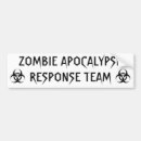 Search for apocalypse bumper stickers Zombie