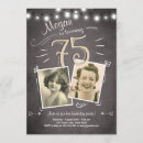 Search for seventy fifth birthday invitations 75th