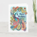 Search for paisley design cards Illustration