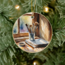 Search for painter christmas tree decorations Watercolor