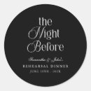 Search for game night stickers Rehearsal dinner