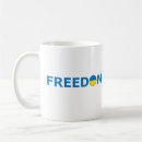 Search for freedom mugs Ukrainian flag
