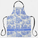 Search for vintage botanical print aprons Blue