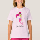 Search for mermaid birthday kids tshirts Girl