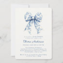Search for blue floral baby shower invitations French