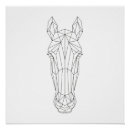 Search for geometric horse art Modern