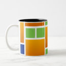 Search for blue and lime green mugs Gradient