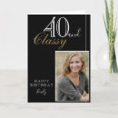 Search for classy birthday cards Black