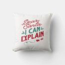 Search for dear santa cushions I can explain