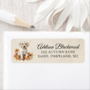 Search for labrador puppy return address labels Autumn