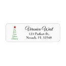Search for peace and love return address labels Green