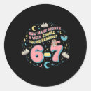 Search for english teacher stickers Six seven meme