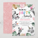 Search for safari 3rd birthday invitations Jungle animal party