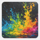 Search for paint splash stickers Rainbow