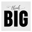 Search for think big posters Motivational