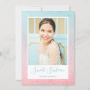Search for ombre birthday invitations Aqua