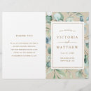 Search for green gold wedding programs Rustic