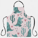 Search for alligator aprons Illustration