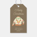 Search for ugly christmas sweater gift tags Modern
