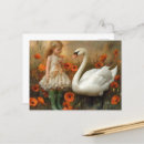 Search for girl with a poppy postcards Flowers
