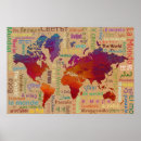 Search for world language posters Globe