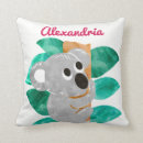 Search for koala pillow cushions Watercolor