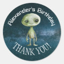 Search for alien thanks stickers Outer space
