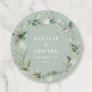 Search for wedding favour tags Botanical