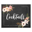 Search for chalkboard cocktail posters Rustic