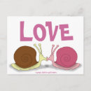Search for love snails postcards Valentine