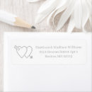 Search for silver hearts return address labels Engagement